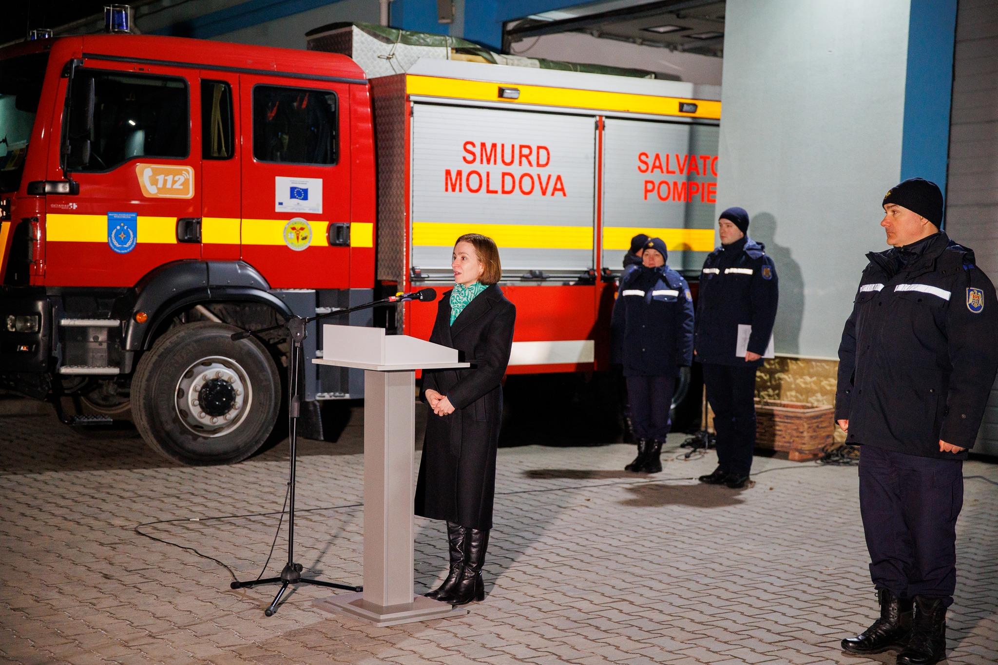 Maia Sandu SMURD Moldova