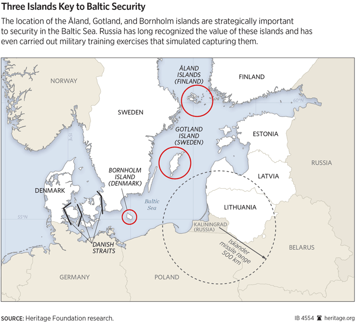 Securitatea Balticelor: trei insule joacă un rol cheie