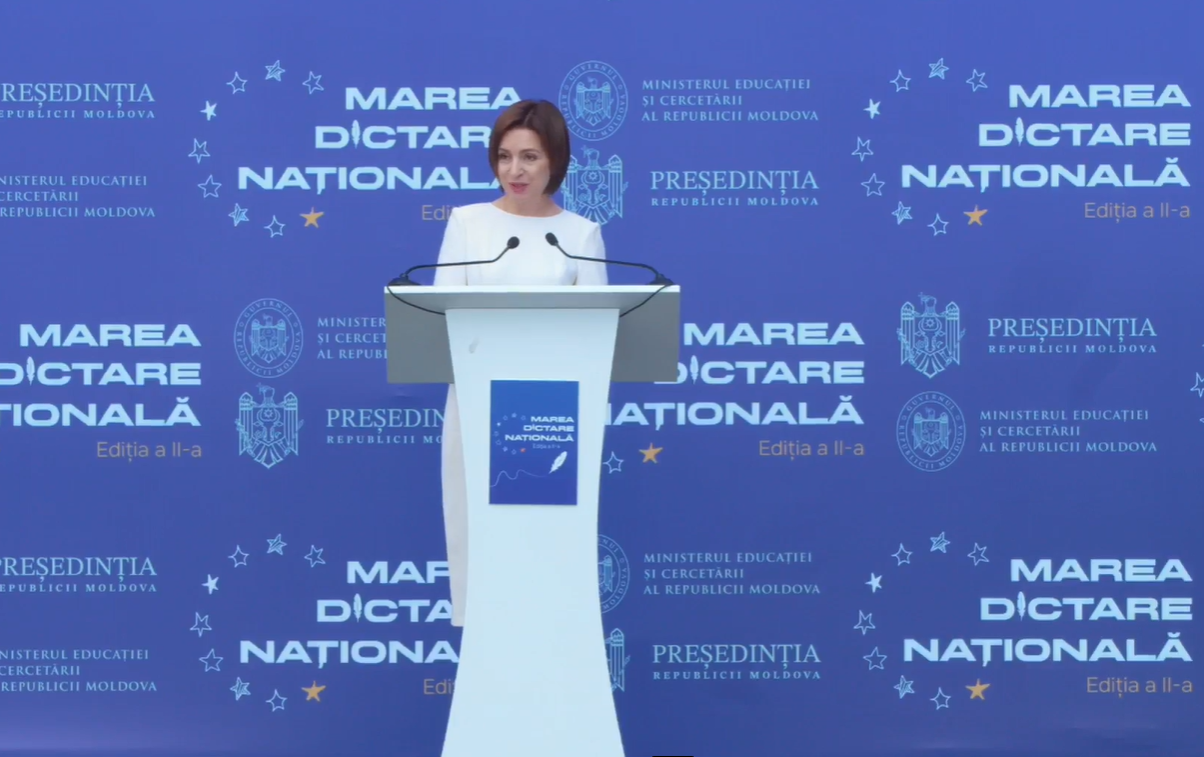 Maia Sandu, Marea Dictare Națională